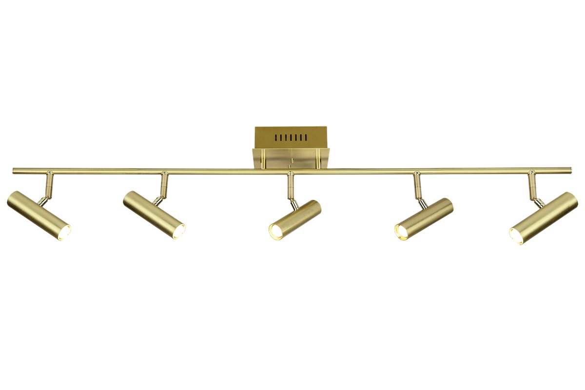 Aneta Lighting Artic takspotlight rak 5:a mässing