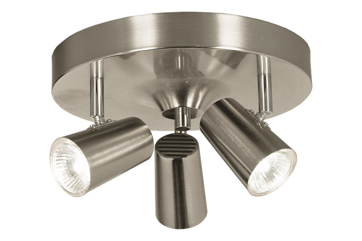 Aneta Lighting Pilot takspot 3:a rund, stål