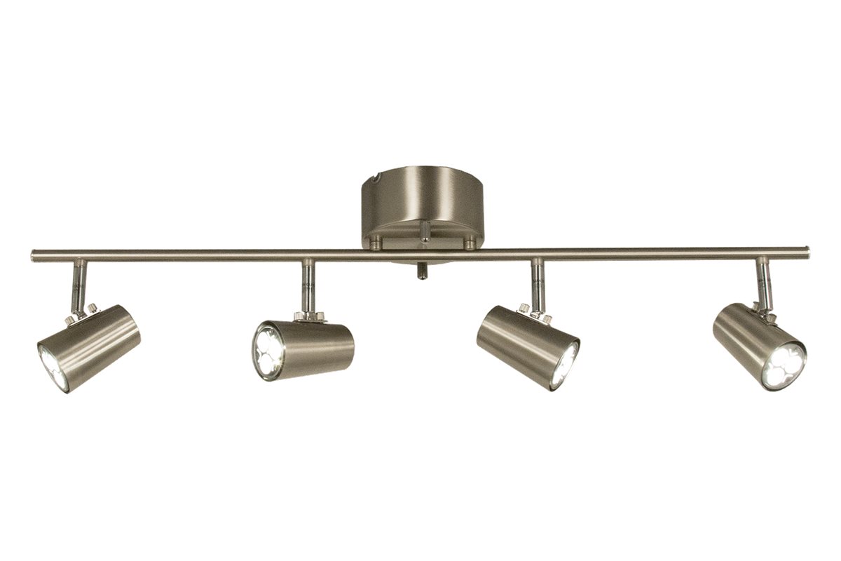 Aneta Lighting PILOT takspot, rak 4:a stål