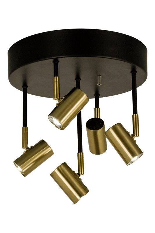 Aneta Lighting GUSTO takspot, sv/mäss