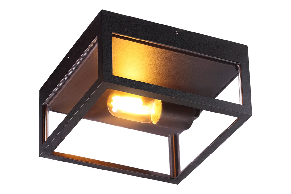 Aneta Lighting ARENDAL plafond ute, svart