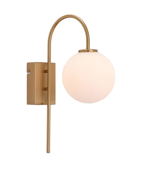Herstal Ballon vägglampa, Mässing