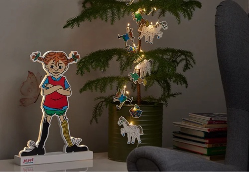 Pippi Långstrump lampor & dekorationer
