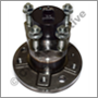 Wheel bearing rear (with hub) Saab 9-3 '98-'02, 9-5 1998-2010, 900 '94-'98    (5-bolt)