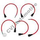 Ignition lead set, B16 w'out bakelite