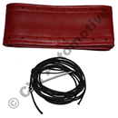 Steering-wheel cover, red