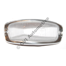 Indicator lens w ABS rim, RH (Amazon B16 1957-1961)