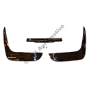 Stötfångarsats P1800 bak -'64 (OBS! rostfritt stål - 3 delar)