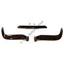 Front bumper P1800 -'64, front Stainless steel - 3 sections
