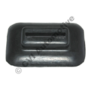 Bumper iron rubber, P1800 side rear