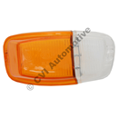 Flasher lens, Amazon B18/B20 RH (orange/clear)