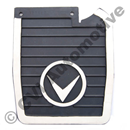 Mudflap rear, Amazon -'64 RH