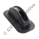 Handbrake lever gaiter, black (1965-1975) (Amazon/140/164)