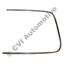 Rear screen moulding 245/265 silver, RH (1975-1984)
