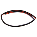 Seal strip 240 front door '86-, LH/RH (can also fit early 244/245, 144/164)