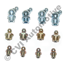 Grease nipple set, front axle PV/Duett