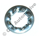 Serrated lock washer (see quantity pricing) (4,3x8x0,5)