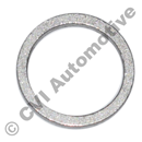 Sealing washer under needle valve