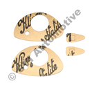 Gasket set door handles Amazon -late '68