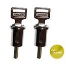 Door lock (pair) 140/164/240 -77 (2 door locks - same key code)