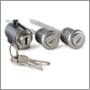 Lock set Duett P210 (3 locks/2 keys "Volvo") (door lock x 2, glove box)