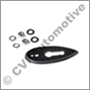 Front wing mirror, Volvo 123GT