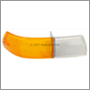 Blinkglas Orange/Vit 164 -72 H