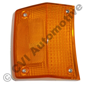 Flasher lens 142/144 USA '73-'74 RH (Volvo/Hella genuine)