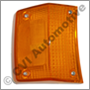 Flasher lens 142/144 USA '73-'74 RH (Volvo/Hella genuine)