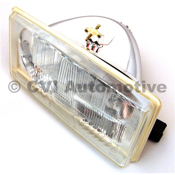 Headlamp 240 LHD 79-80, RH (LHD cars)