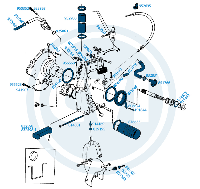 1.) Connector parts