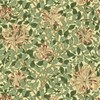 Morris & Co Honeysuckle Green/Coral Pink