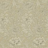 Morris & Co Chrysanthemum Toile Ivory/Gold tapet