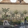 Designers Guild John Derian Palm Trail Scene 1 Sepia tapet