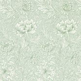 Morris & Co Chrysanthemum Toile Willow tapet