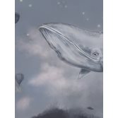 Boråstapeter Studio Whales in the sky tapet