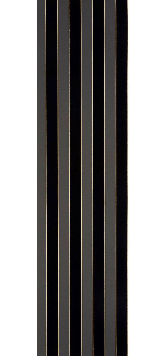 Osborne & Little Regency Stripe Charcoal/Gold tapet