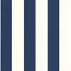 Caselio Basics Linen Lines Bleu Marine tapet