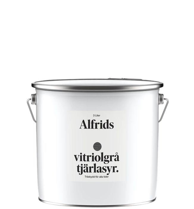 Alfrids Produkter Tjärlasyr Vitriolgrå