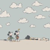 Sanderson Disney Mickey in The Clouds tapet