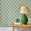 Carma 1838 V&A II Calico Shell verde tapet