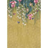 Osborne & Little Ananda Trailing Orchid Metallic Gold