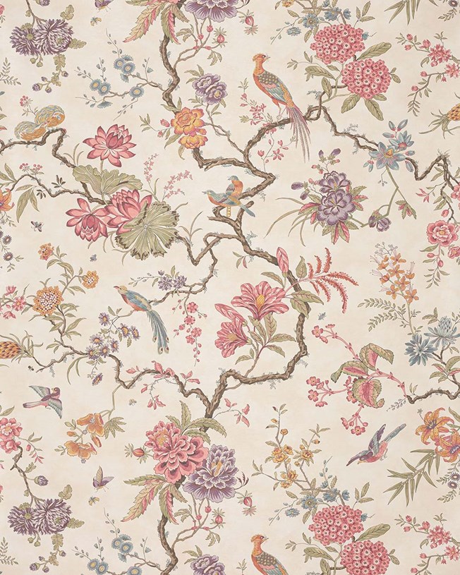 Manuel Canovas Pavillon de Bidaine Bois de Rose tapet