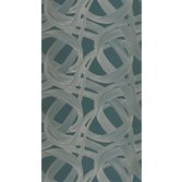 Casadeco SHIMMY BLEU PETROLE / GRIS