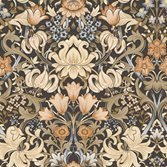 Intrade Fleurmont Charcoal and Orange