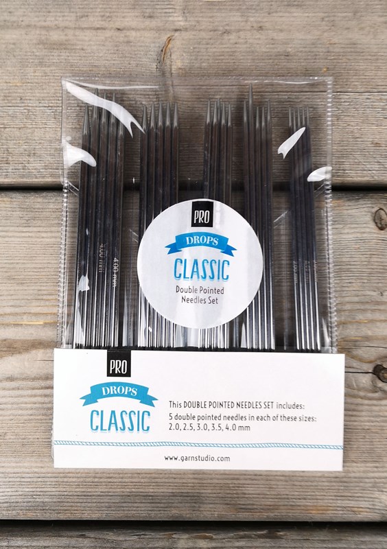 DROPS Pro Classic Double Pointed Needle Set