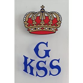 GKSS Båtdekal/ 4-färg/ Stor/ 150 x 250 mm