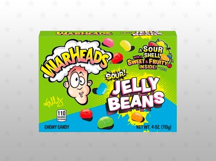 Warheads THB Sour Jelly Beans 12units/pack