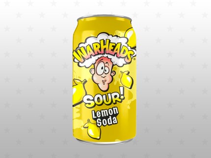 Warheads Sour Lemon Soda 24st/förp