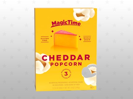 Magic time popcorn yellow cheddar 12st/förp